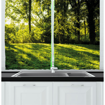 Pointed Kitchen Curtain