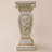 Floral Carved Roman Column Display Pedestal