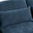 U-Shaped Modular Sectional Sofa with Storage Ottomans, Linen Fabric