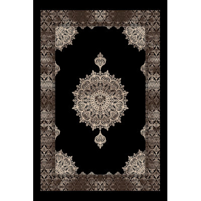 Premium 3D Printed Area Rug, 5.2 x 7.5 Feet, 100% Polyester, 650 g/m² | Antibacterial, Non-Slip PVC Dot Underside, Machine Washable | Ideal for Living Room, Bedroom & Home Decor, Soft Pile Height: 0.3 Inches