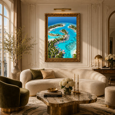 Art mural sur toile, Marina
