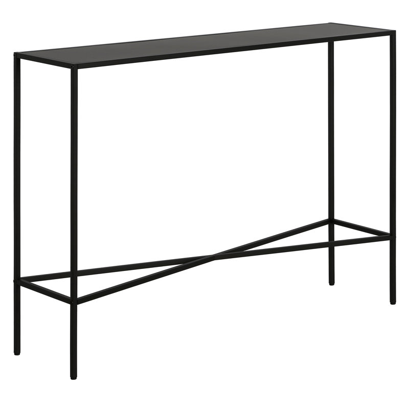 106.7cm Console Table, Blackened Bronze, 76.2 H x 106.68 W x 25.4 D cm