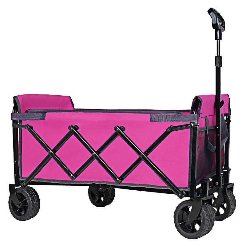 Expandable Dual-Layer Utility Wagon, Pink