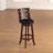Hegg Swivel Upholstered Counter Stool with Solid Wood Frame-21291942-41723953