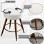 Tabouret de comptoir pivotant Mid-Century 360