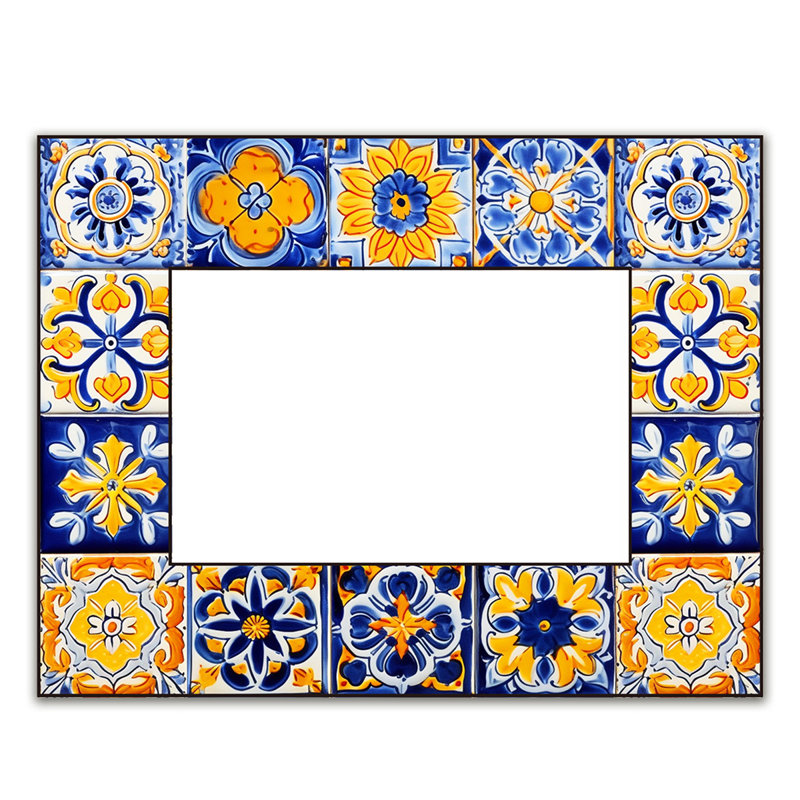Charona Blue Wall Mounted Picture Frame