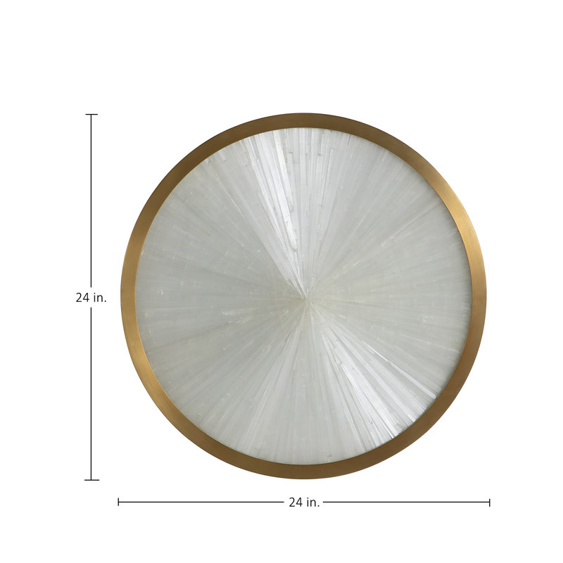 Neptune Sconce, 24" H x 24" W x 2.5" D