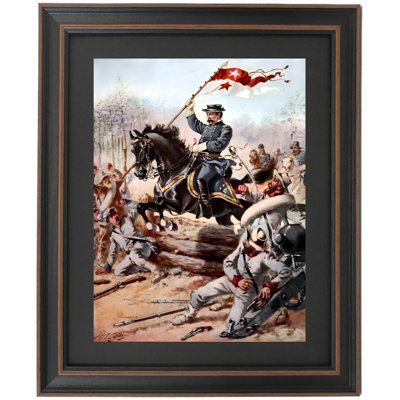 General Sheridan At The Battle Of Five Forks Virginia By Henry Alexander Ogden