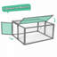 Poulailler portatif Coaxum, panneau solaire verrouillable-86128083