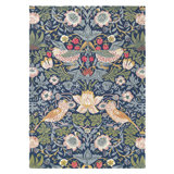 Wool Floral Area Rug in Blue