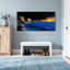 Nautique et plage, océan, vagues, coucher de soleil, falaises, art sur toile-657394270