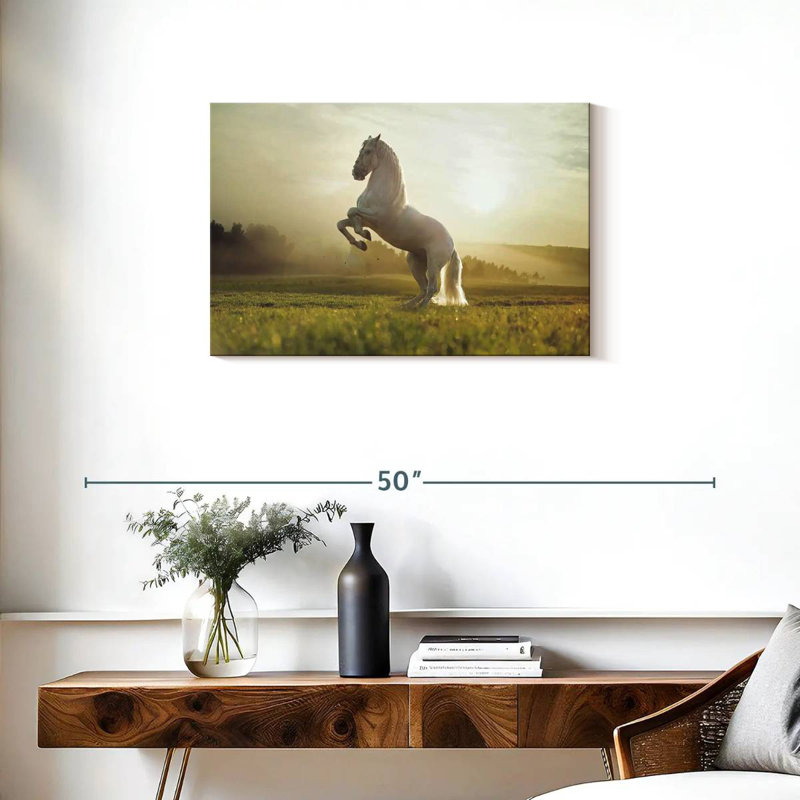 Brampt Regal White Horse