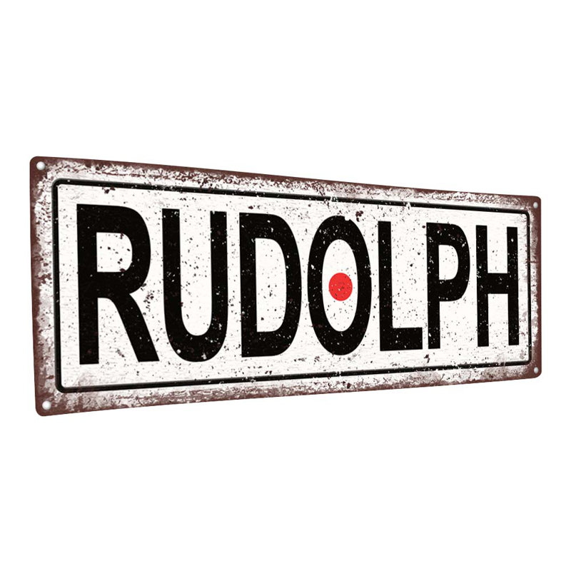 Plaque Rudalph, H 11,5 po x l 31 po x P 0,04 po