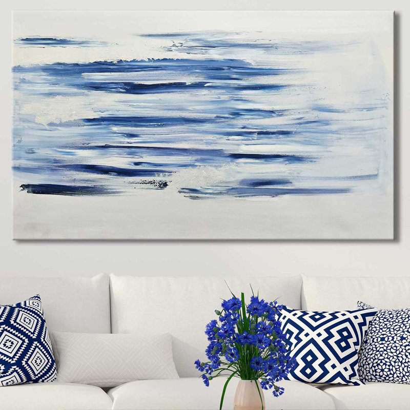 Out of the Blue (Hort) - imprimé, H 28 po x l 48 po x P 1,5 po, Toile tendue
