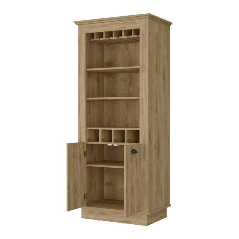 Ashur 29.4'' Bar Cabinet, Beige