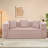 Boneless Compression Sofa - 3 Seats Convertible Floor Sofa Bed - with Pillow Back Support Armrest - Comfy Foldable Sofa Bed Sofa in Box - Corduroy Fabric - for Living Room Bedroom-1625310318
