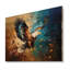«Soaring Eagle Freedom II», décoration murale en bois moderne sur bois de pin naturel-1089554239