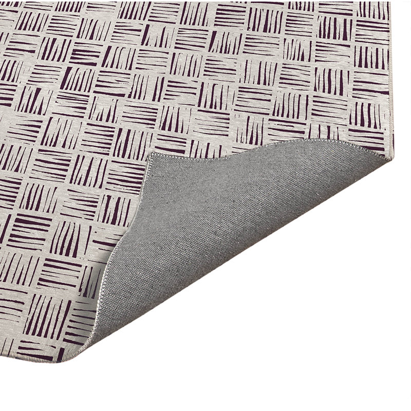 Paillasson Lash, Aubergine, L 36 po x L 24 po