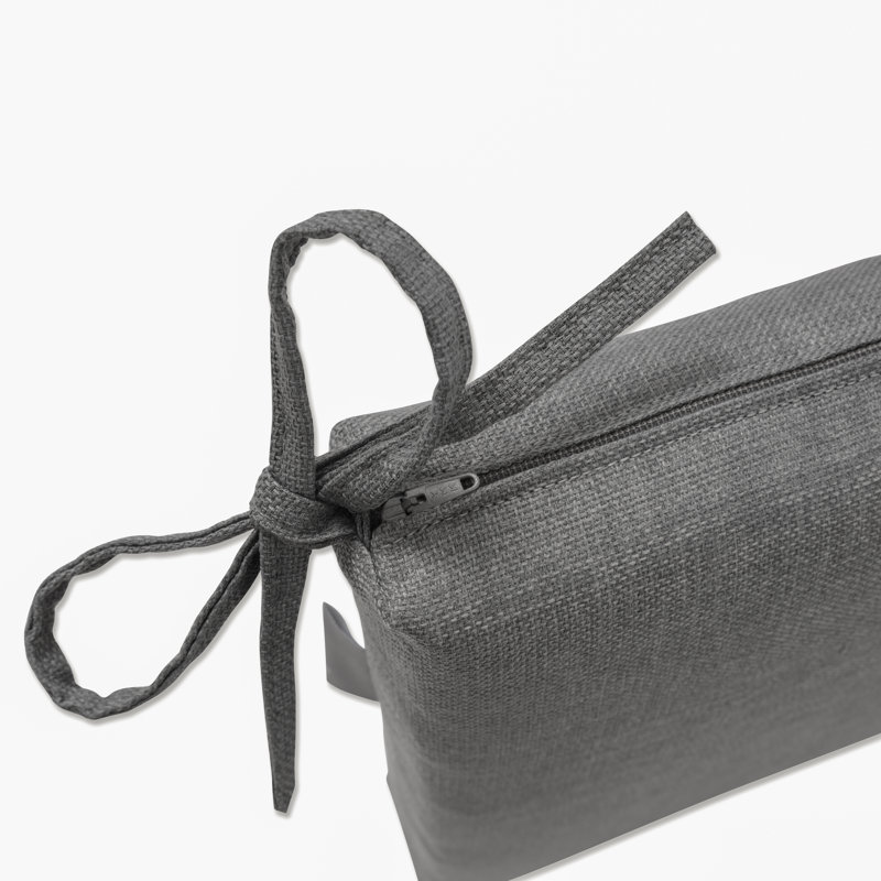 Outdoor 3'' Dining Chair Cushion, Dark Gray T-Spun Polyester