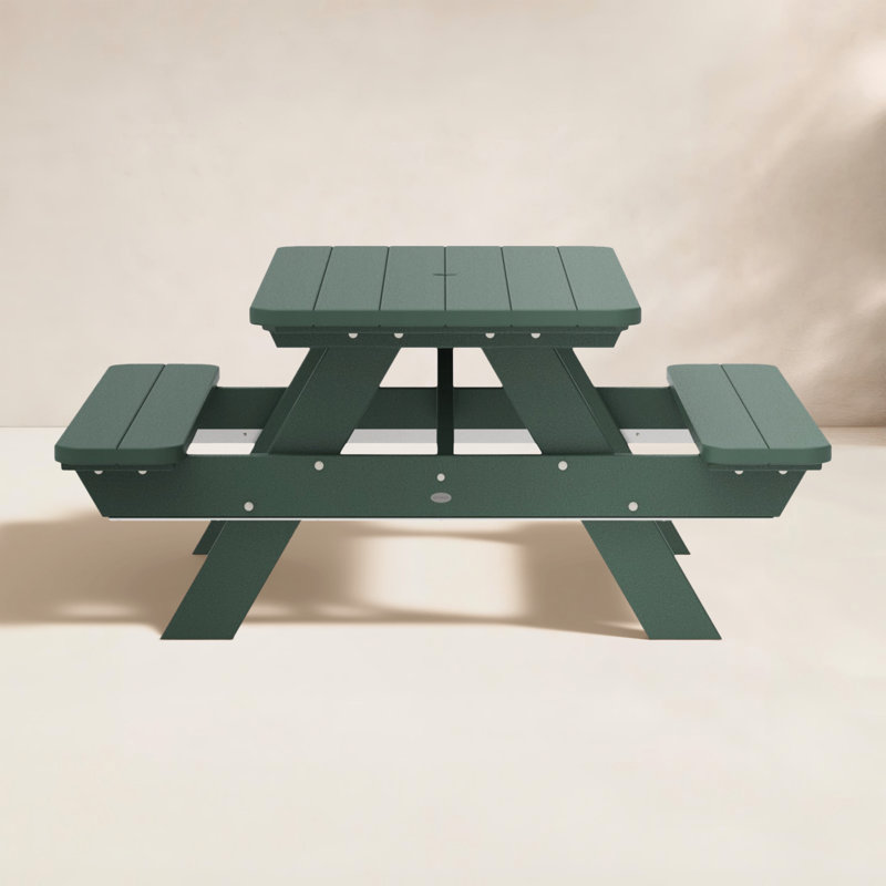 Table de pique-nique 72 po POLYWOOD Park, Vert forêt