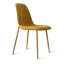 Chaise d'appoint rembourrée en tissu-1606659677