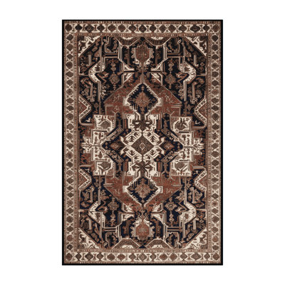 Tapis brun lavable à la machine