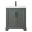Ensemble de meuble-lavabo autoportant 30 po avec plateau en céramique Vannes -150347353