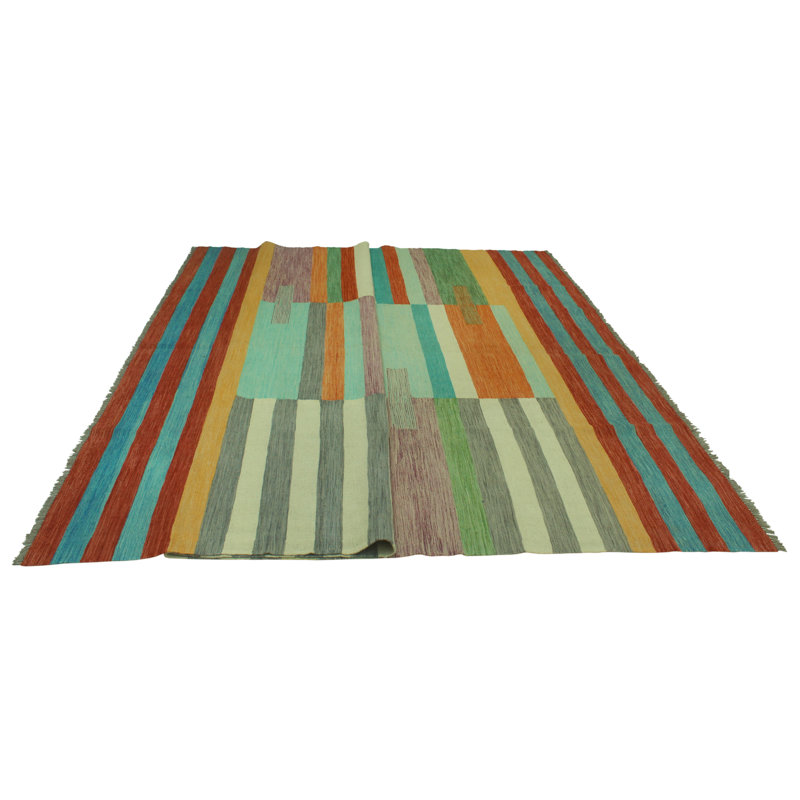 Caileon Wool Striped Indoor Rug