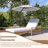 Acacia Wood Adiustable Outdoor Lounge Chair-710257357