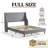 Melaya Wingback Upholstered Platform Bed Frame-640475836-640475838