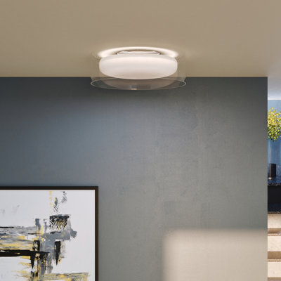 Steel LED Flush Mounted Sconce