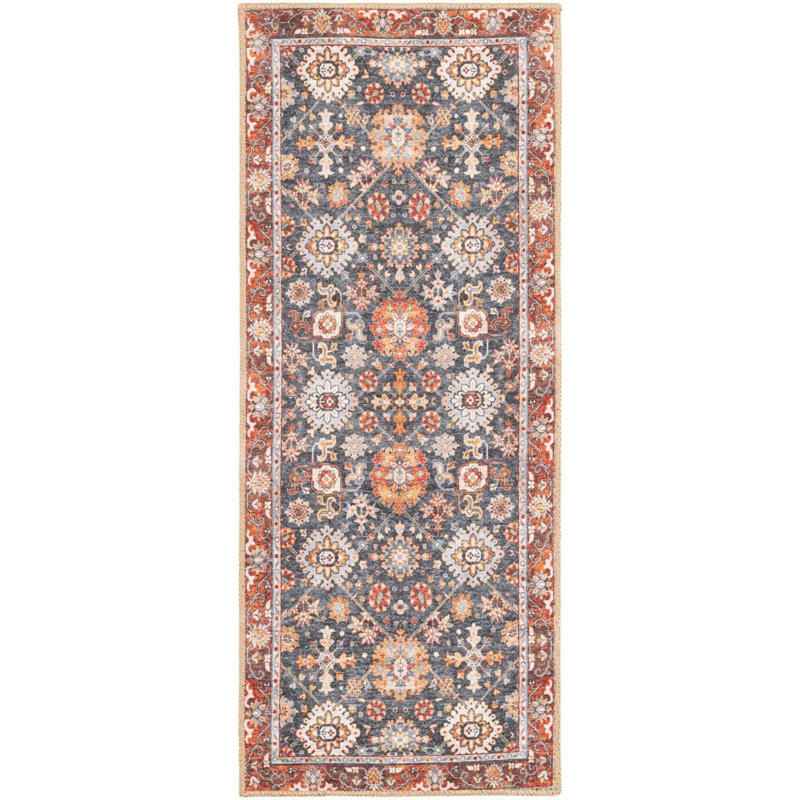 Tapis bleu marine Aucun, Tapis de couloir 2 pi x 5 pi 1 po