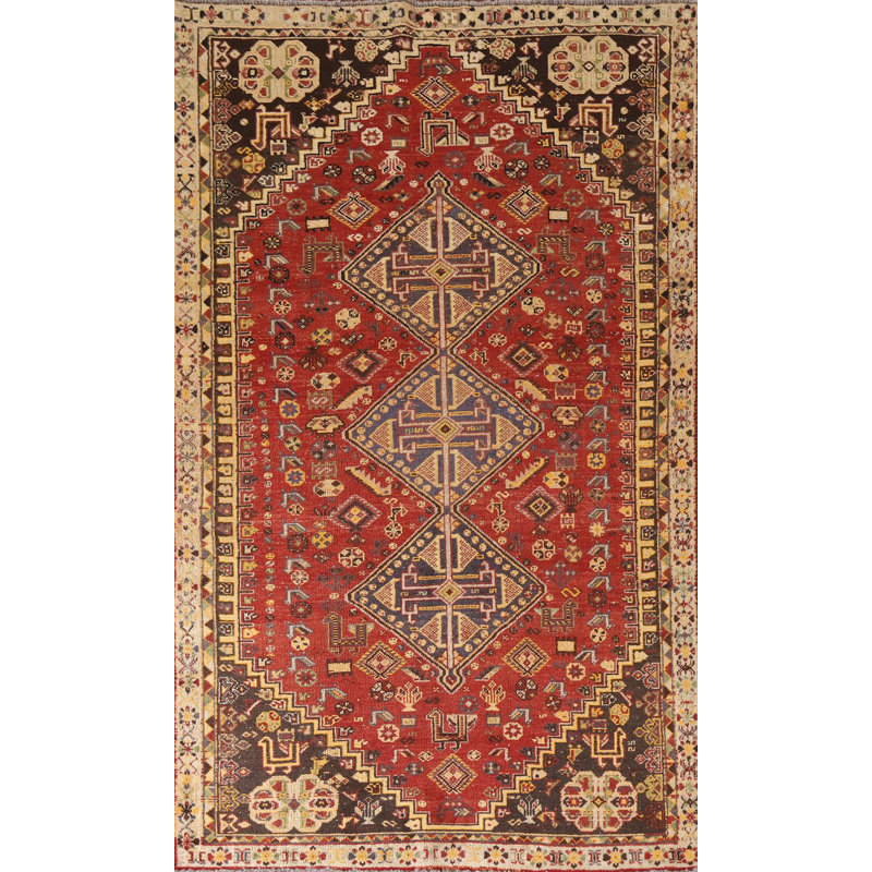 Tapis traditionnel animaux 5 x 8