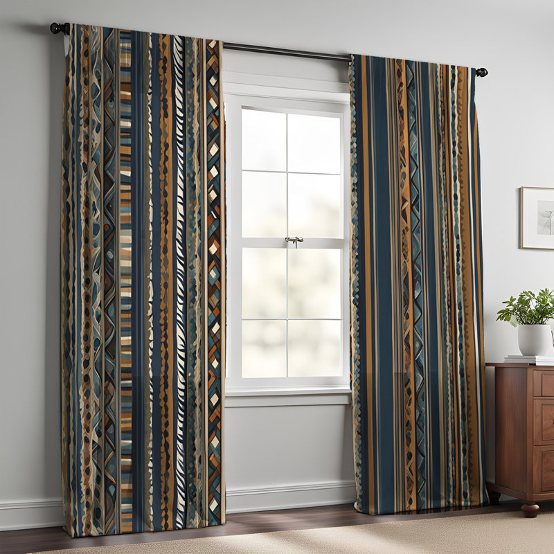 Paire de rideaux semi-transparents Edle, L 56 po x L 78 po