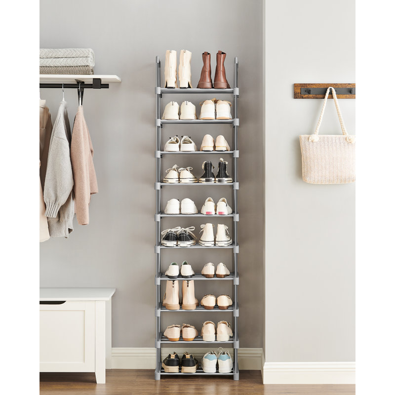 20 Pair Shoe Rack, Grey
