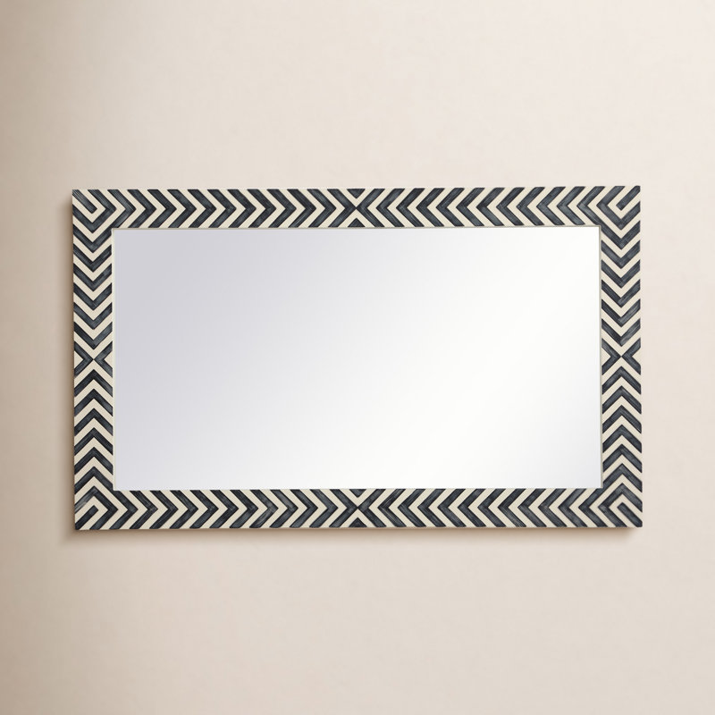 Iver Wood Flat Mirror, 22" x 36"