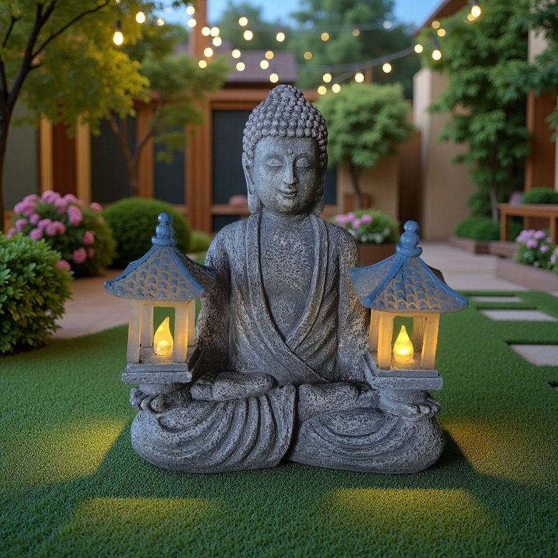 Statue solaire de Bouddha