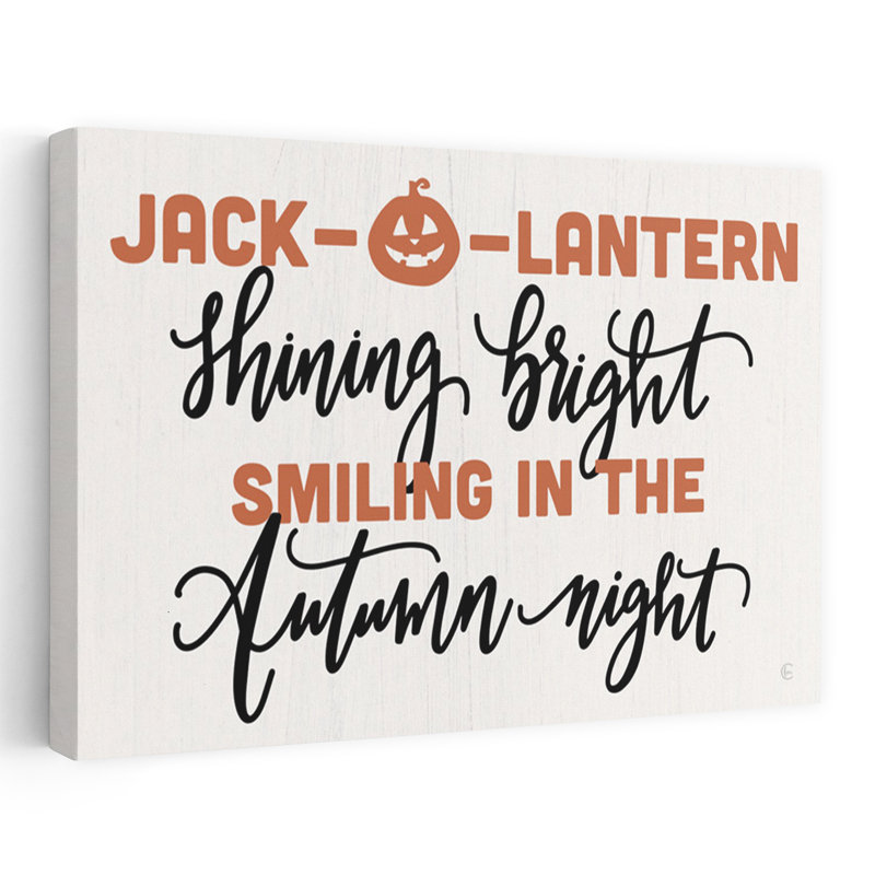Jack-O-Lantern, art contemporain abstrait, H 16 po x l 24 po
