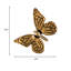 Bouton-poussoir papillon monarque-15024177