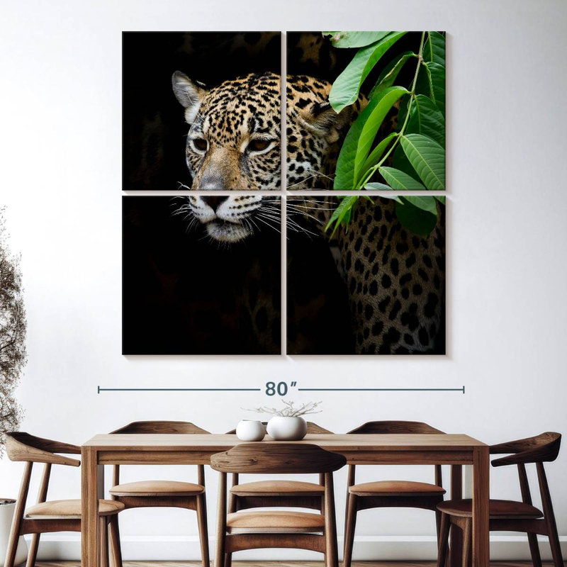 Brampt rôdant Jaguar, H 74 po x l 74 po