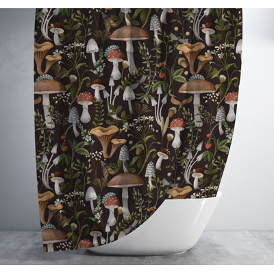 Fukumi Floral Shower Curtain