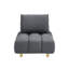 Adwin 30 po gris avec siège spacieux et confortable pour un salon doux et confortable, un espace charmant-121160274