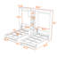 Lit simple et simple avec structure en bois et tablettes-636364158