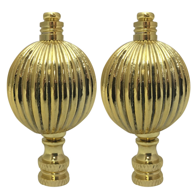 Faîteau lampe en forme de ballon, Laiton poli