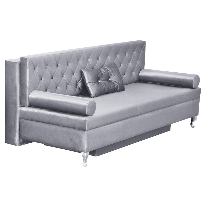 Glamour 3 Seater Sleeper, Grey