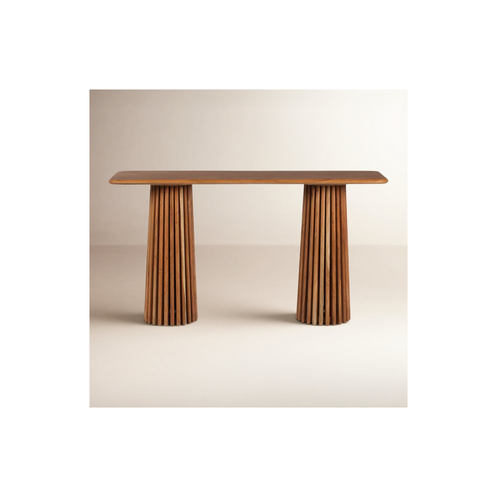 Roanne 55'' Solid Wood Console Table, Natural