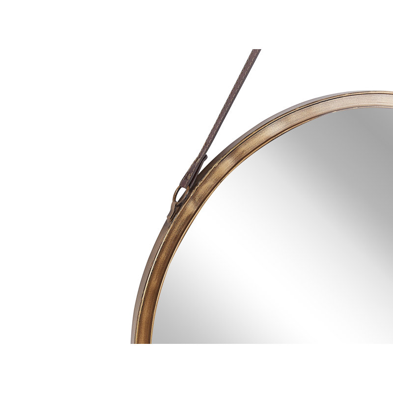 Kimes Metal Flat Wall Mirror