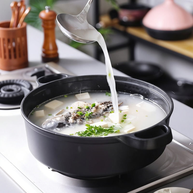 Living And Home Cast Iron Round Braiser with Lid, 22cm, 1.9L