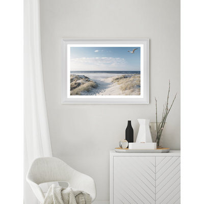ENTRANCE TO THE BEACH by NONE - Single Picture Frame Print
