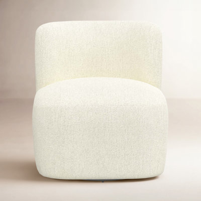 Fauteuil d'appoint pivotant rembourré Mariza